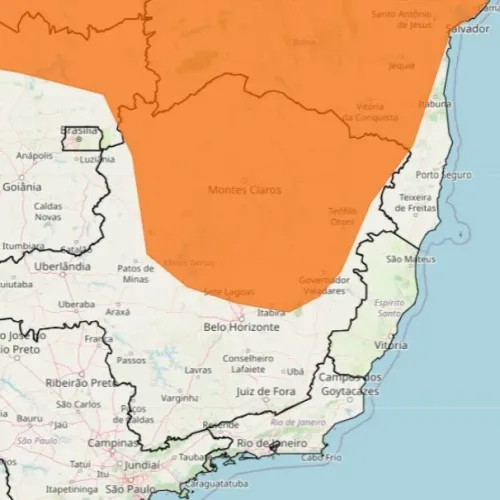 Inmet emite alerta laranja de chuvas intensas para 122 cidades do Leste de Minas